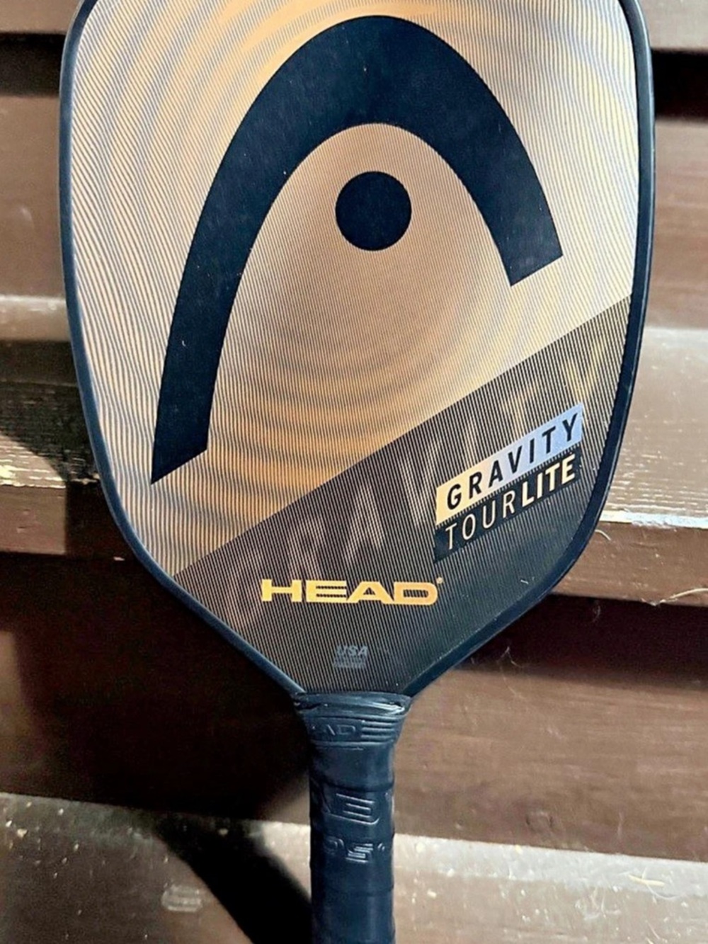 HEAD Gravity Tour Lite Pickleball Paddle Black & Gold